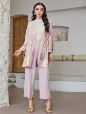 Акція на Костюм жіночий SHEIN GD-00123906 S Світло-рожевий від Rozetka