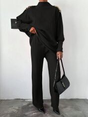 Акція на Костюм жіночий SHEIN GD-00156529 S Чорний від Rozetka