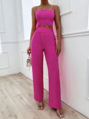 Акція на Костюм жіночий SHEIN GD-00130891 XL Фуксія від Rozetka