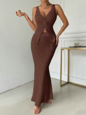 Акція на Костюм жіночий SHEIN GD-00133689 S Коричневий від Rozetka