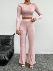 Акція на Костюм жіночий SHEIN GD-00143002 L Світло-рожевий від Rozetka