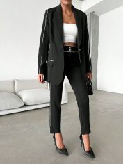 Акція на Костюм жіночий SHEIN GD-00149226 S Чорний від Rozetka