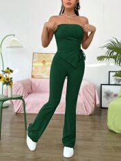 Акція на Костюм жіночий SHEIN GD-00149315 S Темно-зелений від Rozetka