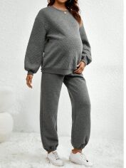 Акція на Костюм жіночий SHEIN GD-00154421 2XL Темно-сірий від Rozetka