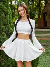 Акція на Костюм жіночий SHEIN GD-00153372 XS Білий від Rozetka