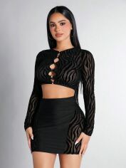 Акція на Костюм жіночий SHEIN GD-00148467 M Чорний від Rozetka