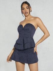 Акція на Костюм жіночий SHEIN GD-00149373 S Темно-синій від Rozetka