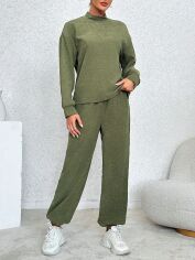 Акція на Костюм жіночий SHEIN GD-00149390 S Хакі від Rozetka