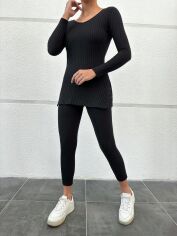 Акція на Костюм жіночий SHEIN GD-00104575 S Чорний від Rozetka