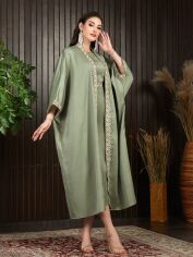 Акція на Костюм жіночий SHEIN GD-00143216 L Світло-зелений від Rozetka