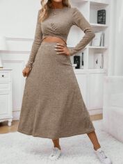 Акція на Костюм жіночий SHEIN GD-00146244 M Сіро-бежевий від Rozetka
