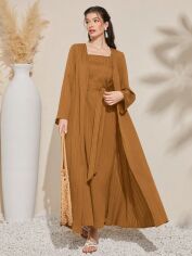 Акція на Костюм жіночий SHEIN GD-00124335 L Бежевий від Rozetka