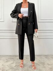 Акція на Костюм жіночий SHEIN GD-00115818 36 Чорний від Rozetka