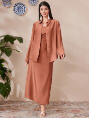 Акція на Костюм жіночий SHEIN GD-00124407 M Мідний від Rozetka