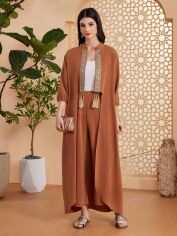 Акція на Костюм жіночий SHEIN GD-00149715 S Коричневий від Rozetka