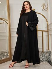 Акція на Костюм жіночий SHEIN GD-00124633 4XL Чорний від Rozetka