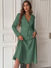 Акція на Костюм жіночий SHEIN GD-00115754 S Світло-зелений від Rozetka