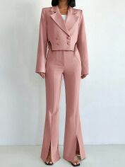 Акція на Костюм жіночий SHEIN GD-00115779 L Світло-рожевий від Rozetka