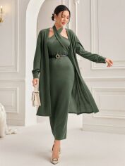 Акція на Костюм жіночий SHEIN GD-00143001 L Хакі від Rozetka