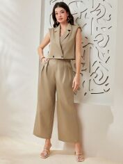 Акція на Костюм жіночий SHEIN GD-00115749 L Бежевий від Rozetka