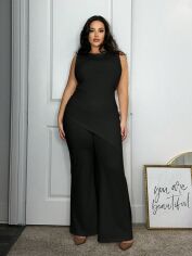 Акція на Костюм жіночий SHEIN GD-00138568 2XL Чорний від Rozetka