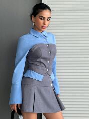 Акція на Костюм жіночий SHEIN GD-00158519 L Синій від Rozetka