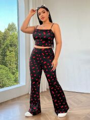 Акція на Костюм жіночий SHEIN GD-00137235 XL Чорний від Rozetka