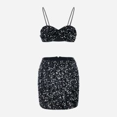 Акція на Костюм жіночий SHEIN GD-00143683 L Чорний від Rozetka