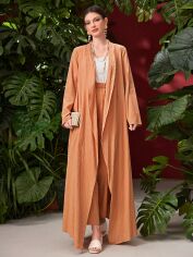 Акція на Костюм жіночий SHEIN GD-00143722 L Персиковий від Rozetka