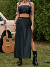 Акція на Костюм жіночий SHEIN GD-00143771 L Чорний від Rozetka