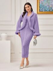 Акція на Костюм жіночий SHEIN GD-00149651 S Бузковий від Rozetka