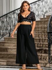 Акція на Костюм жіночий SHEIN GD-00138340 2XL Чорний від Rozetka