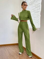Акція на Костюм жіночий SHEIN GD-00124302 L Світло-зелений від Rozetka