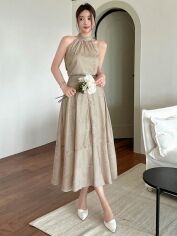 Акція на Костюм жіночий SHEIN GD-00144669 L Світло-бежевий від Rozetka