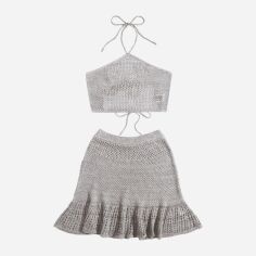 Акція на Костюм жіночий SHEIN GD-00154552 S Сірий від Rozetka