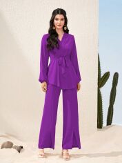 Акція на Костюм жіночий SHEIN GD-00124098 M Фіолетовий від Rozetka