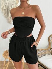 Акція на Костюм жіночий SHEIN GD-00124013 S Чорний від Rozetka