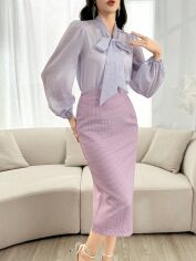 Акція на Костюм жіночий SHEIN GD-00144063 L Бузковий від Rozetka