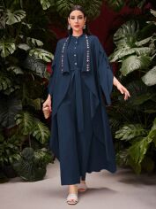 Акція на Костюм жіночий SHEIN GD-00150264 S Темно-синій від Rozetka