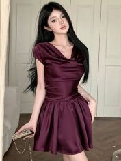 Акція на Костюм жіночий SHEIN GD-00152623 XL Темно-бордовий від Rozetka