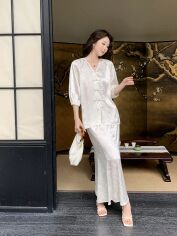 Акція на Костюм жіночий SHEIN GD-00150638 S Білий від Rozetka