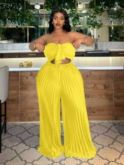 Акція на Костюм жіночий SHEIN GD-00124613 2XL Жовтий від Rozetka