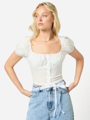 Акція на Топ жіночий SHEIN GD-00143870 L Білий від Rozetka