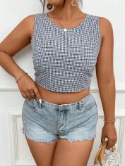 Акція на Топ жіночий SHEIN GD-00138596 2XL Чорний від Rozetka