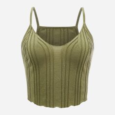 Акція на Топ жіночий SHEIN GD-00148536 S Хакі від Rozetka