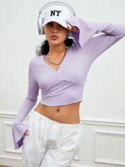 Акція на Топ жіночий SHEIN GD-00148738 S Бузковий від Rozetka