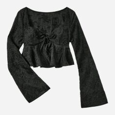 Акція на Топ жіночий SHEIN GD-00146309 M Чорний від Rozetka