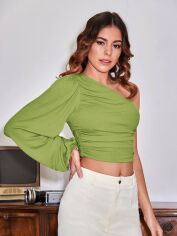 Акція на Топ жіночий SHEIN GD-00122888 S Світло-зелений від Rozetka