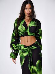 Акція на Топ жіночий SHEIN GD-00150429 S Зелений від Rozetka