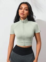 Акція на Топ жіночий SHEIN GD-00129916 XL Світло-сірий від Rozetka